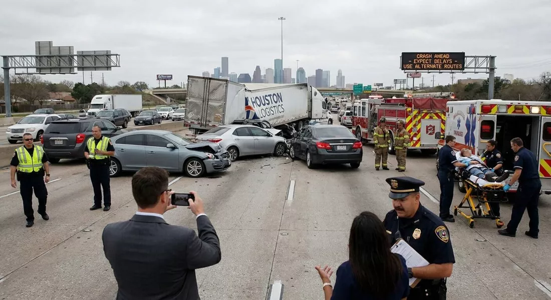 What Happens After a Semi Truck Crash in Houston